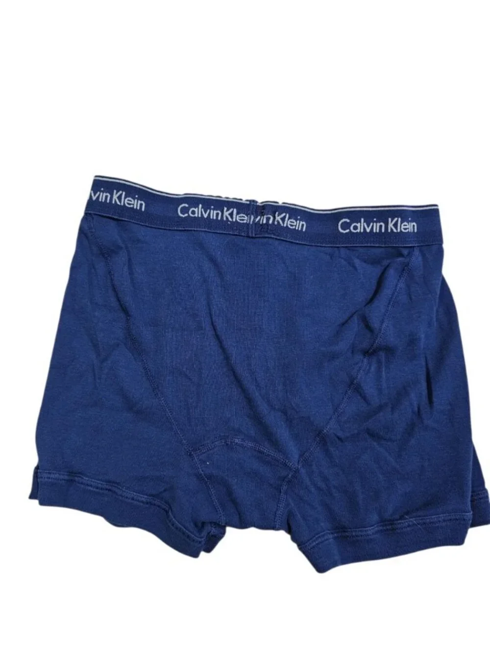 Calvin Klein Mens M Boxer Briefs Royal Blue Cotton Blend Iconic Logo Underwear